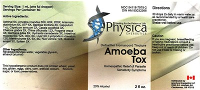 amoeba tox.jpg image of bottle label - amoeba tox